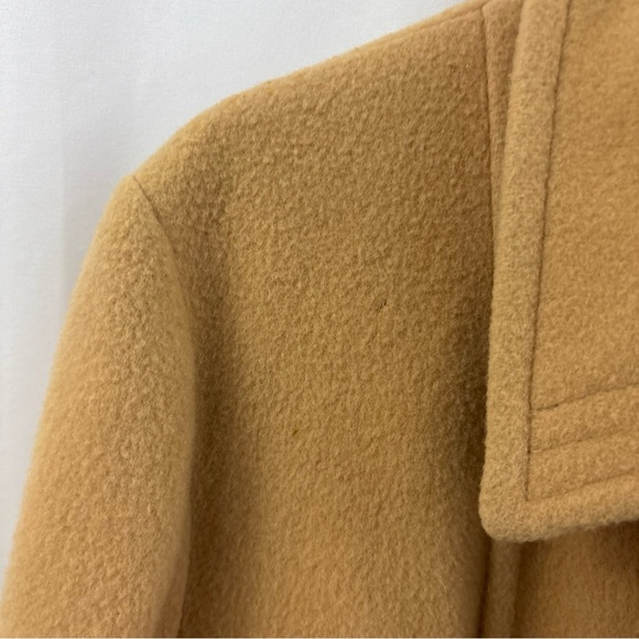 Vintage Mackintosh of New England Women's Size 20.5 Wool Mid Coat Tan Pre-Owned - Picture 8 of 16